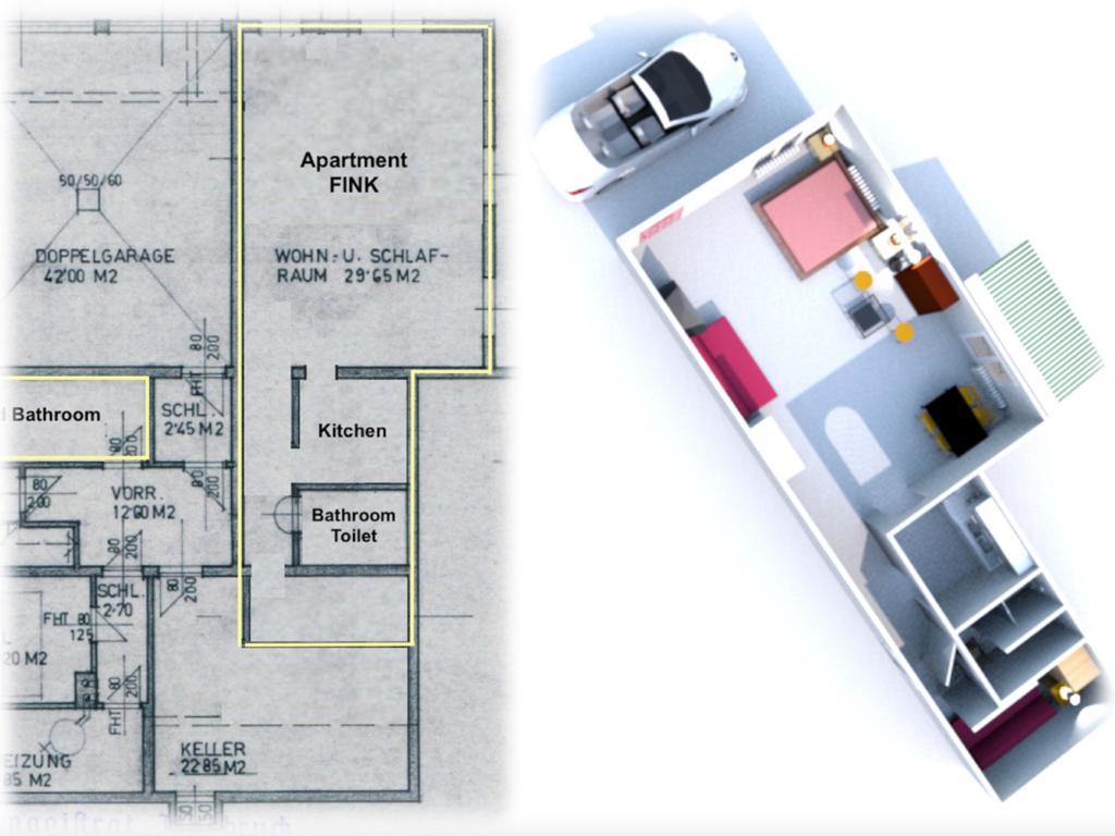 Apartmán Haus Fink Innsbruck
